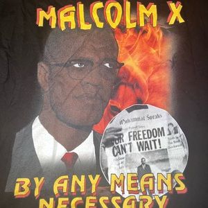 Malcolm x rap tee